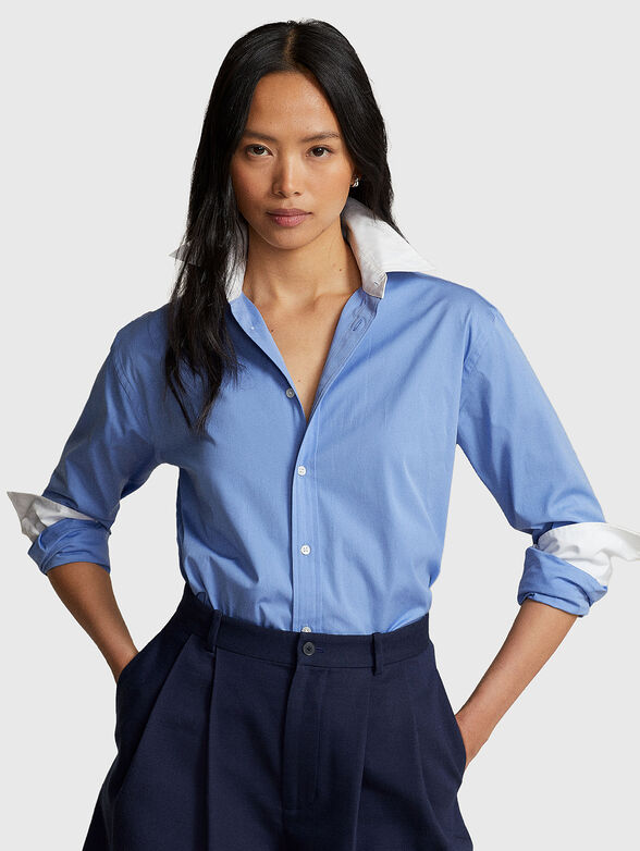 Polo Ralph Lauren Cotton Long-Sleeve in Blue