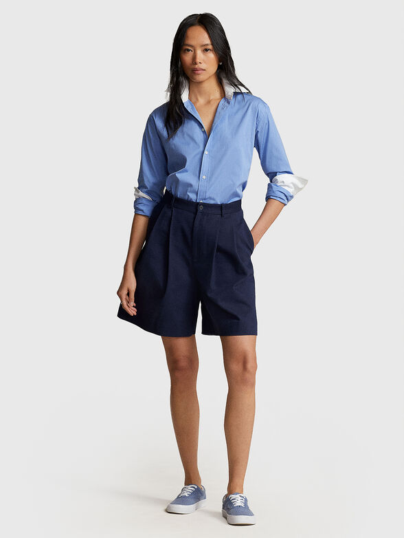 Polo Ralph Lauren Cotton Long-Sleeve -  Blue