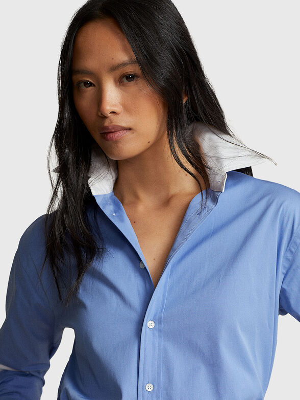 Polo Ralph Lauren Cotton Long-Sleeve -  Blue