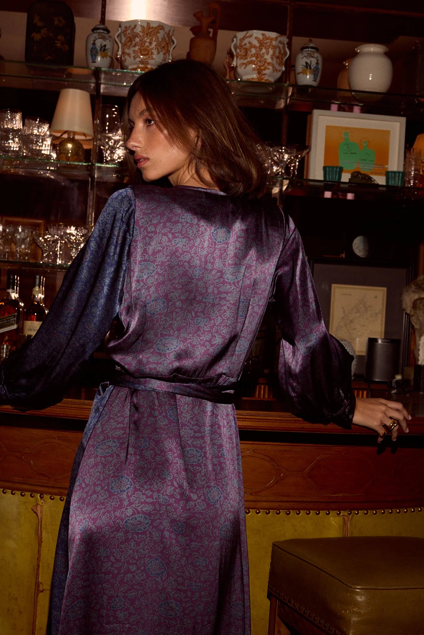 Natalie Martin Kate Long Sleeve Maxi - Heritage Floral Multi