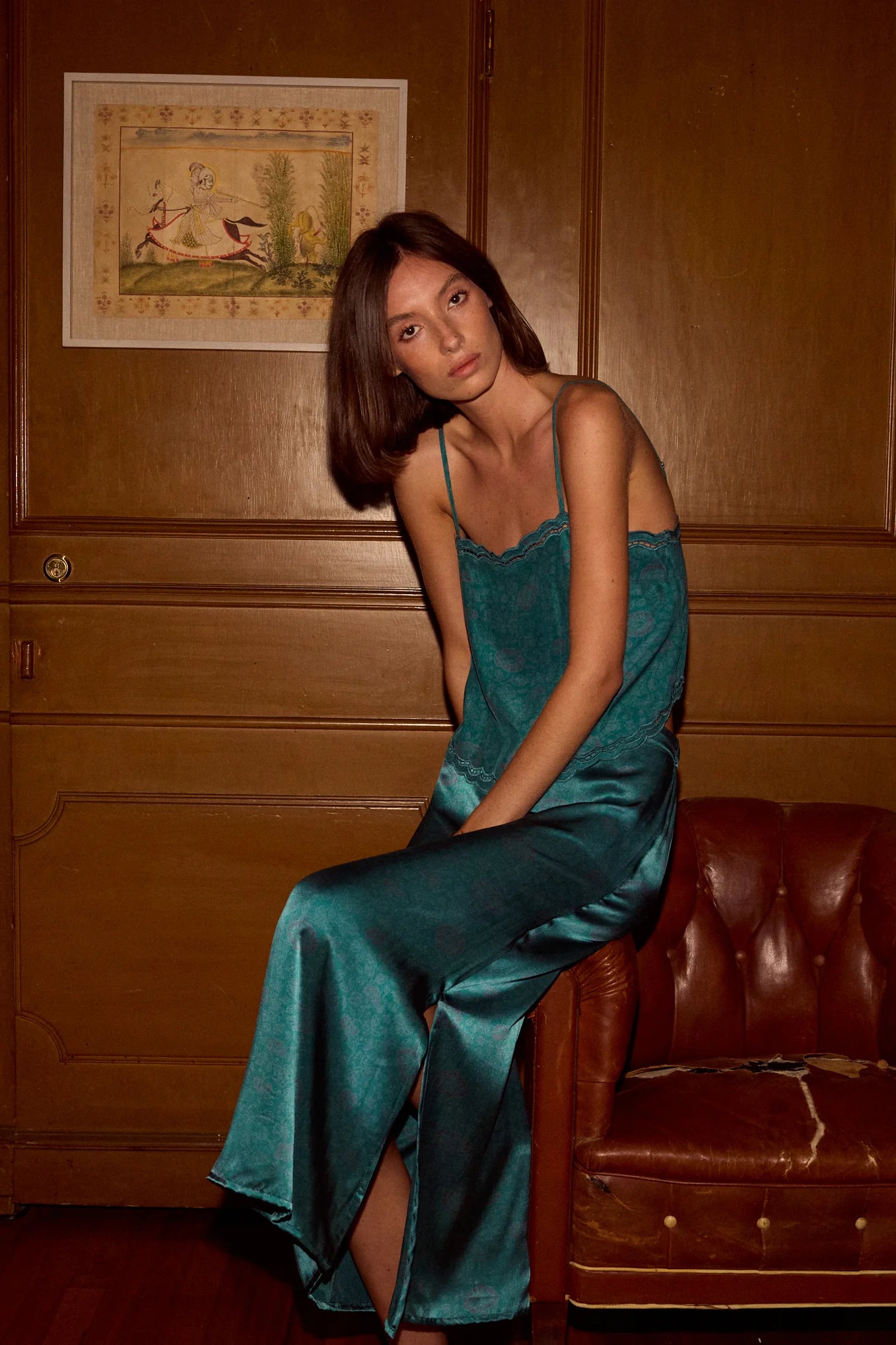 Natalie Martin Anita Skirt - Heritage Floral Opal