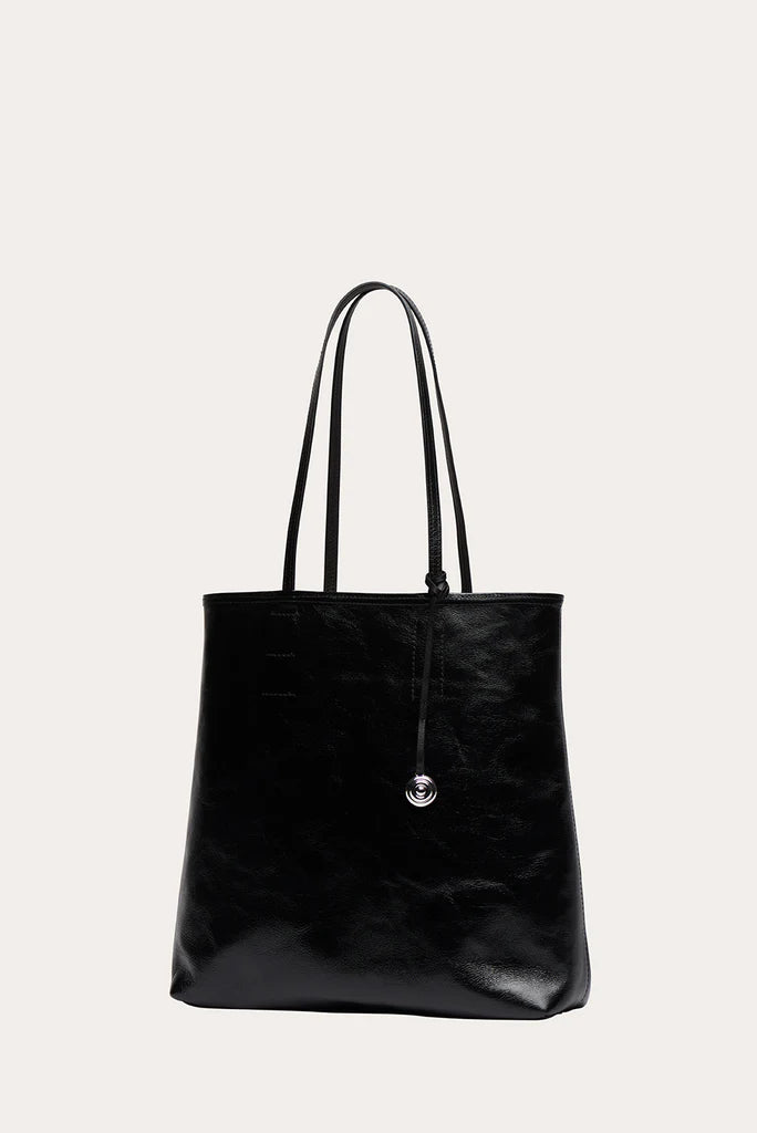 Liffner Paper Tote Black Glossy