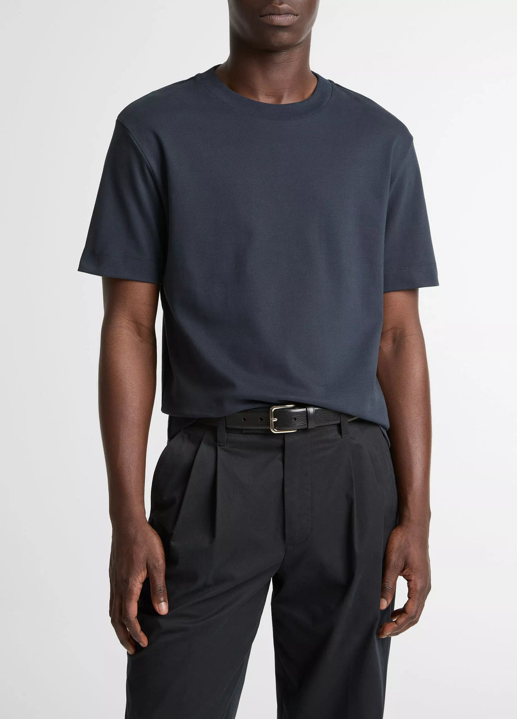 VInce Peached Cotton Jersey T-Shirt  - Coastal