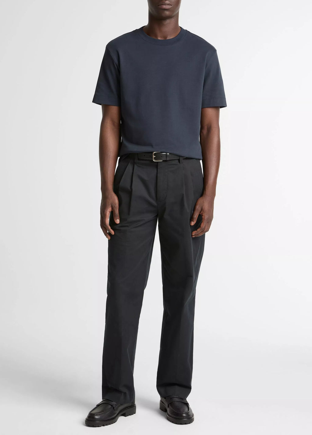 VInce Peached Cotton Jersey T-Shirt  - Coastal