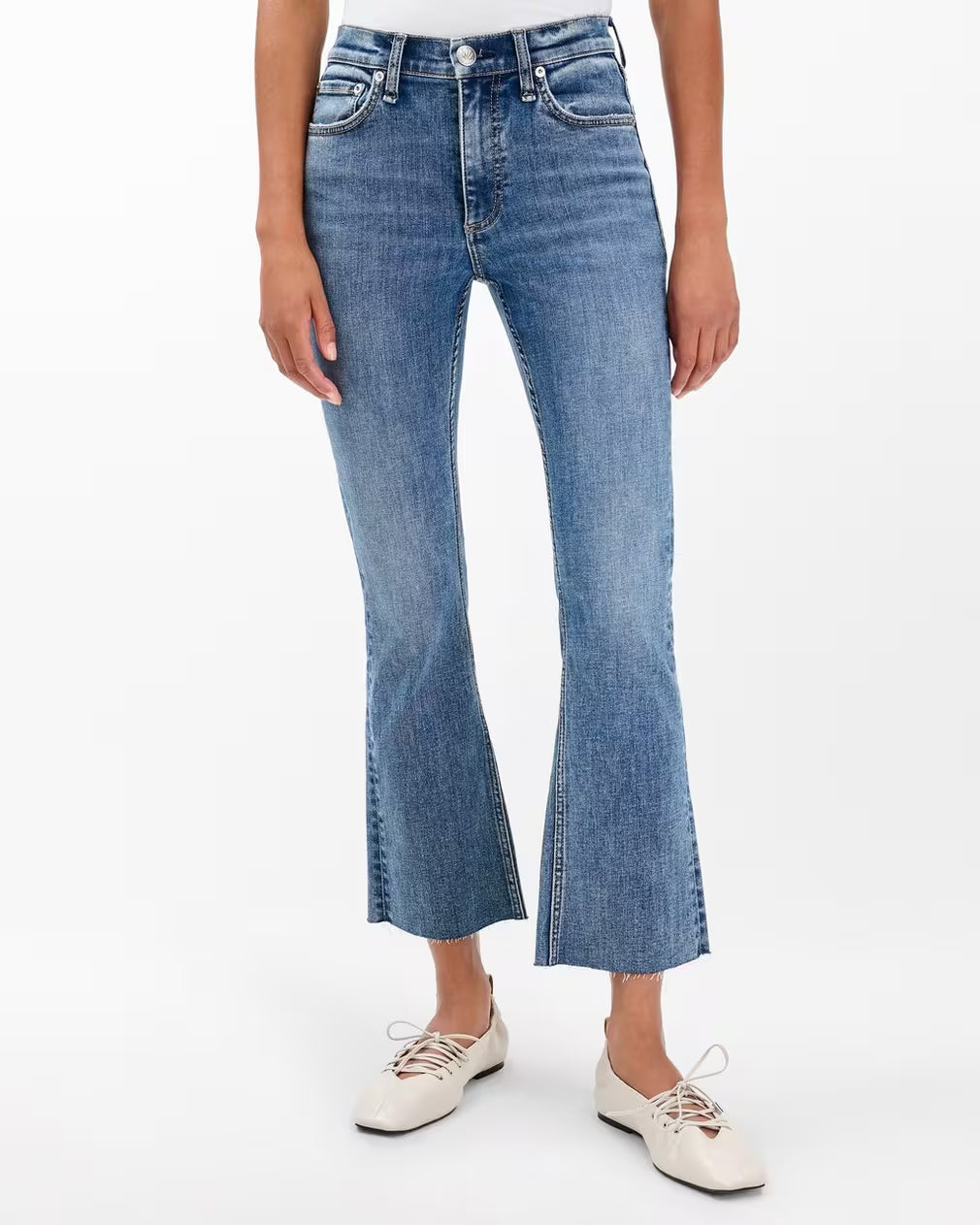 Rag & Bone Peyton Ankle Bootcut Jeans - Woodstock