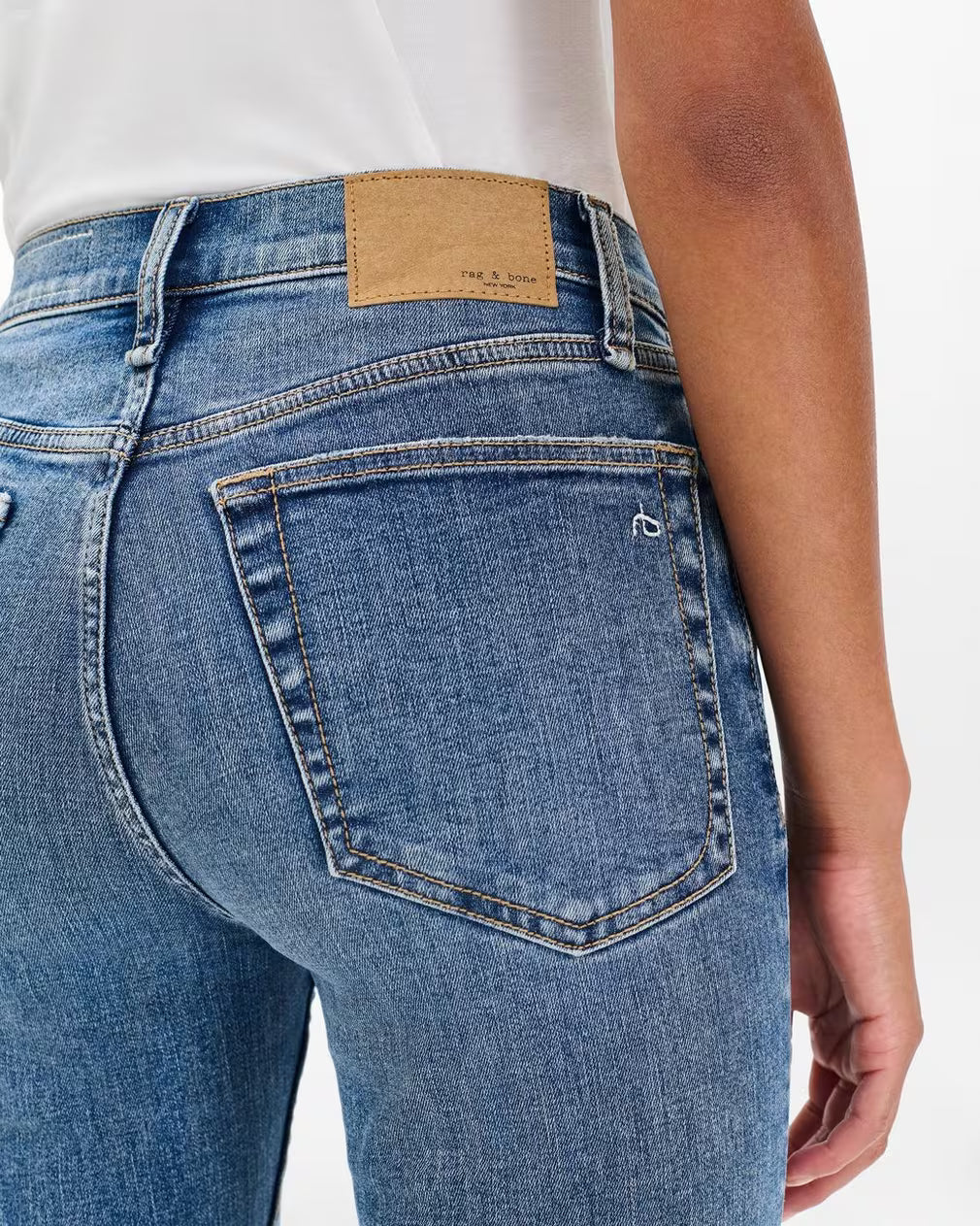 Rag & Bone Peyton Ankle Bootcut Jeans - Woodstock