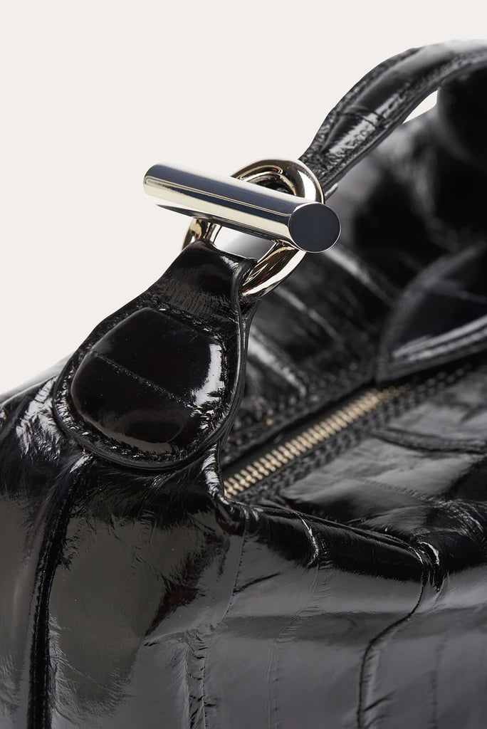 Liffner Pillow Pouch Micro Black Eel