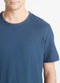 Vince Pima Cotton Piqué Crew Neck T-Shirt - Deep Indigo