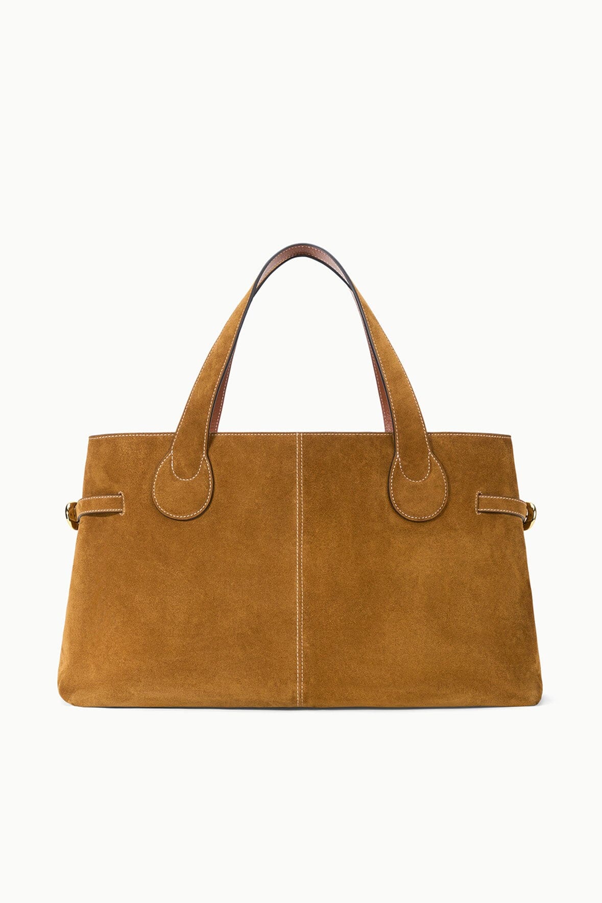Staud Piper Tote Tan Suede