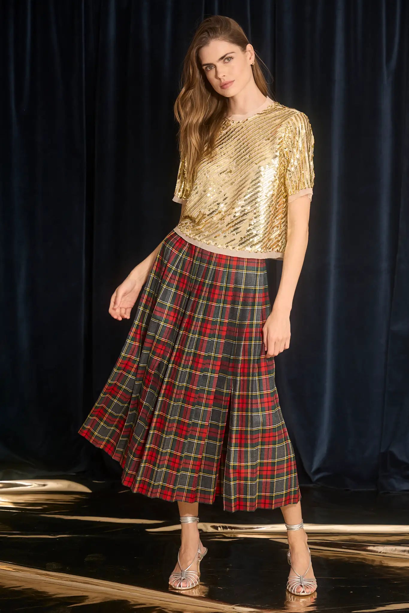 Hunter Bell Dominic Skirt - Belelmans Plaid