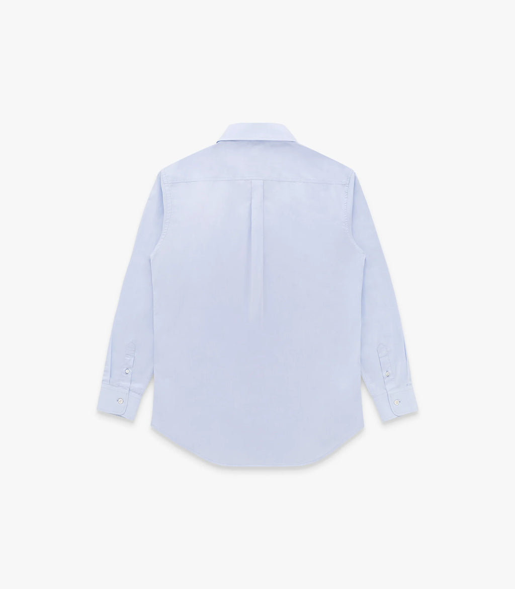 Knickerbocker Plaza Fine Cotton Dress Shirt - Light Blue