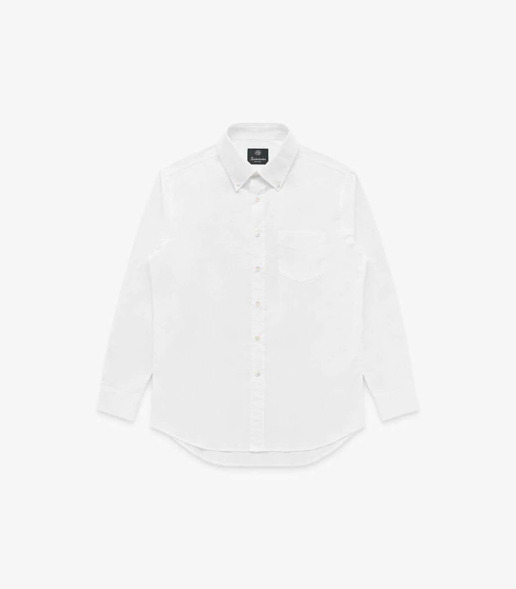 Knickerbocker Plaza Fine Cotton Dress Shirt - White