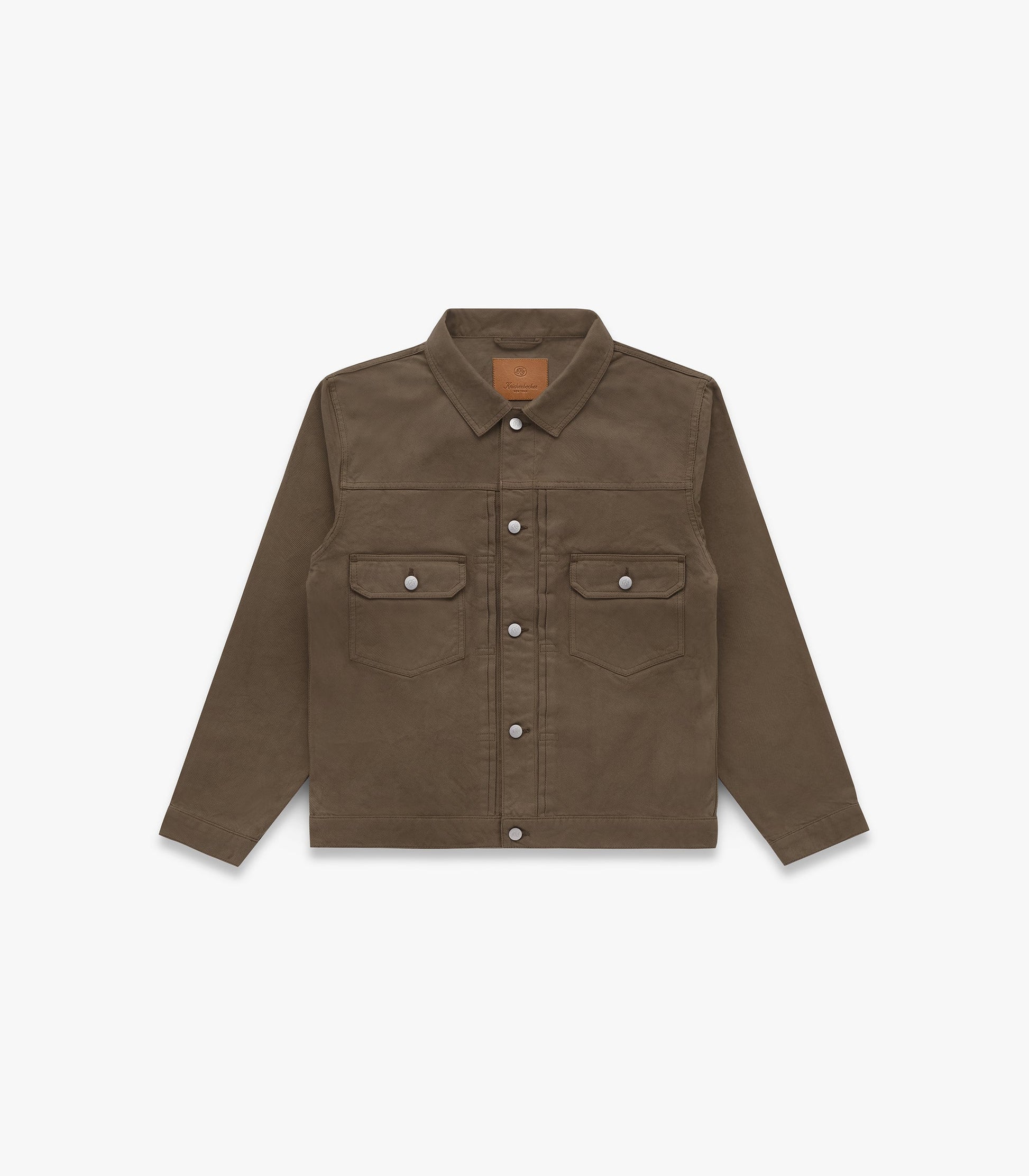 Knickerbocker Pleated Twill Trucker Jacket