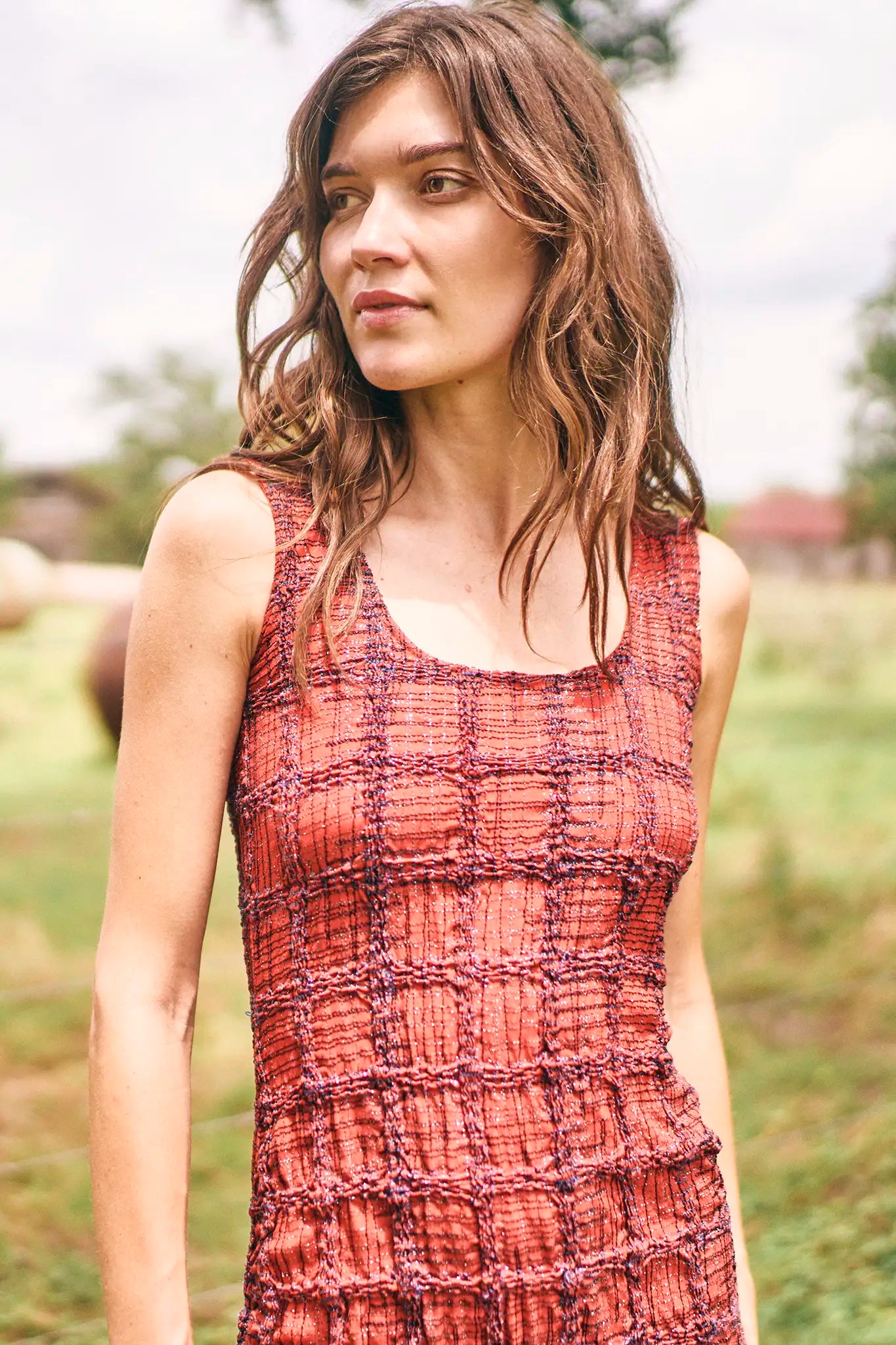 Hunter Bell Portia Dress - Terracotta