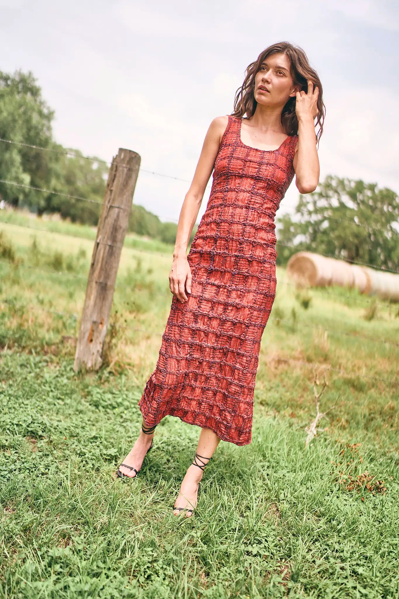 Hunter Bell Portia Dress - Terracotta