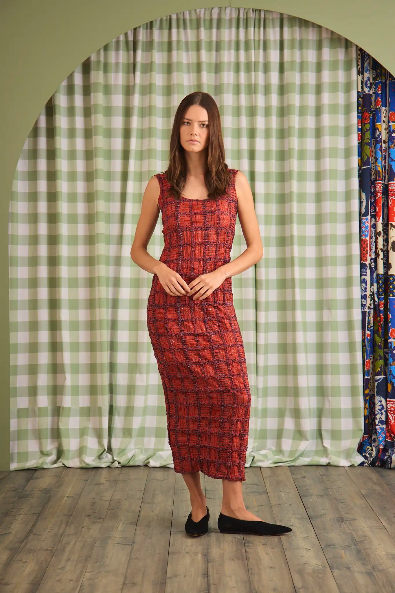 Hunter Bell Portia Dress - Terracotta