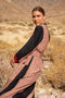 Natalie Martin Kate Long Sleeve Dress - Block Zigzag Print Noire