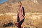 Natalie Martin Kate Long Sleeve Dress - Block Zigzag Print Noire