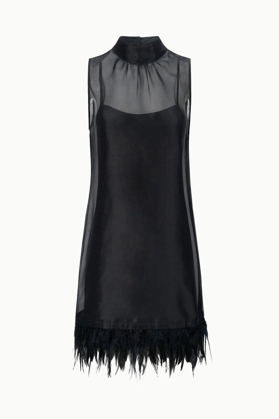 Staud Albee Mini Dress Black