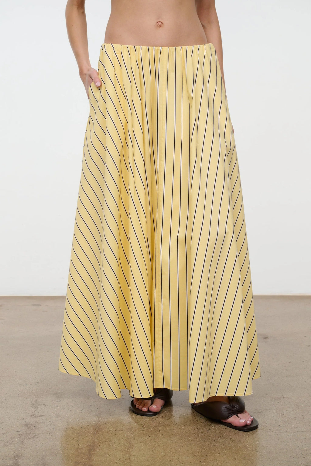 Staud Milano Skirt - Monday Stripe