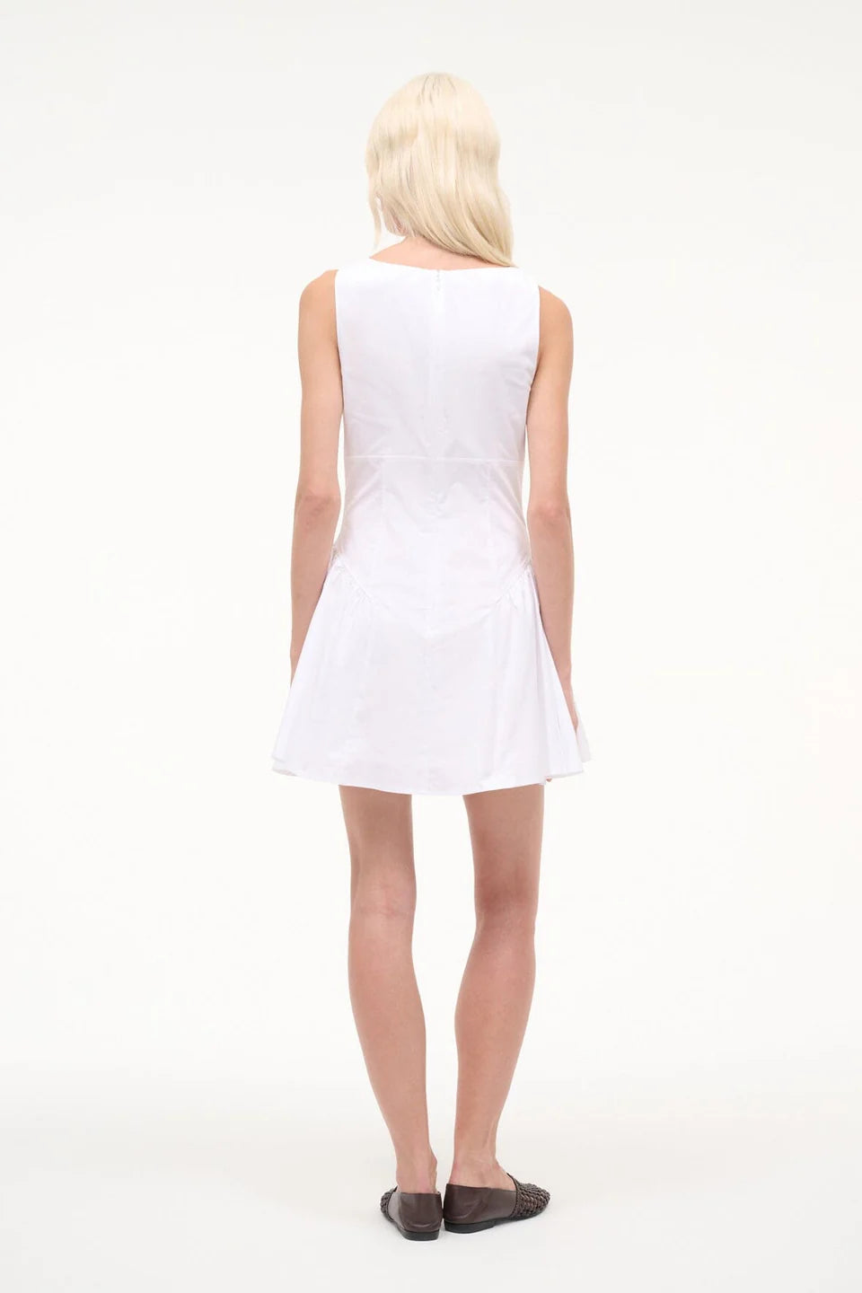Staud Gwen Mini Dress - White