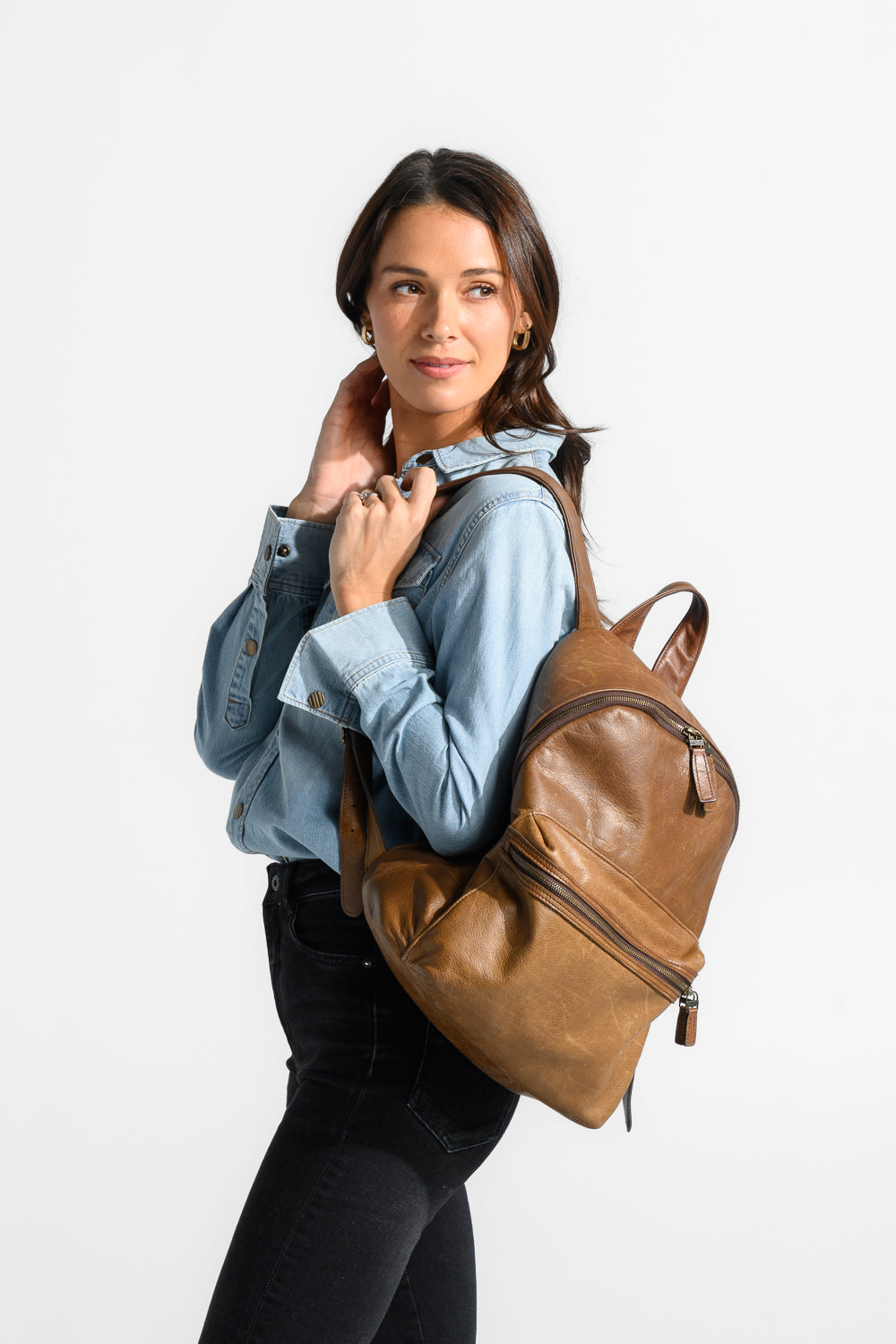 Moore and Giles Reclaimed Backpack - Heirloom Oak
