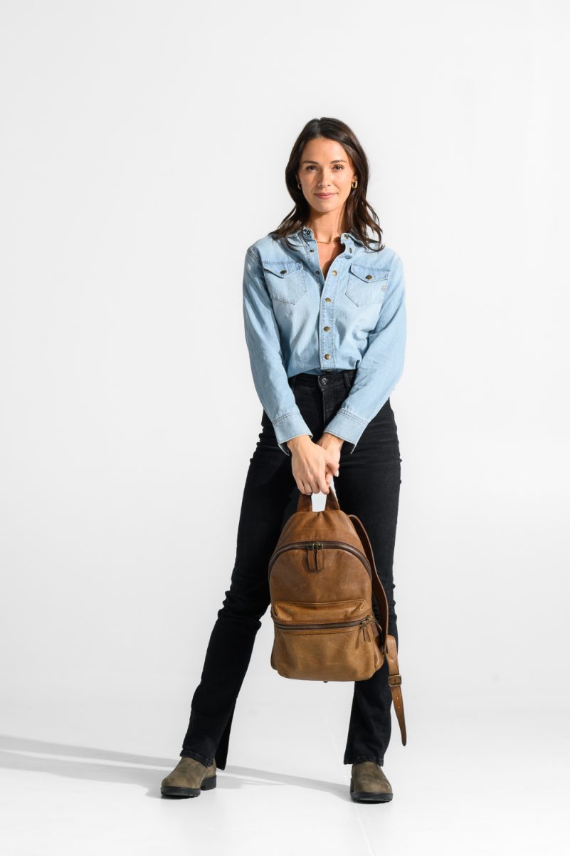 Moore and Giles Reclaimed Backpack - Heirloom Oak