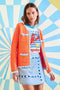 Hunter Bell Russell Sweater - Electric Orange