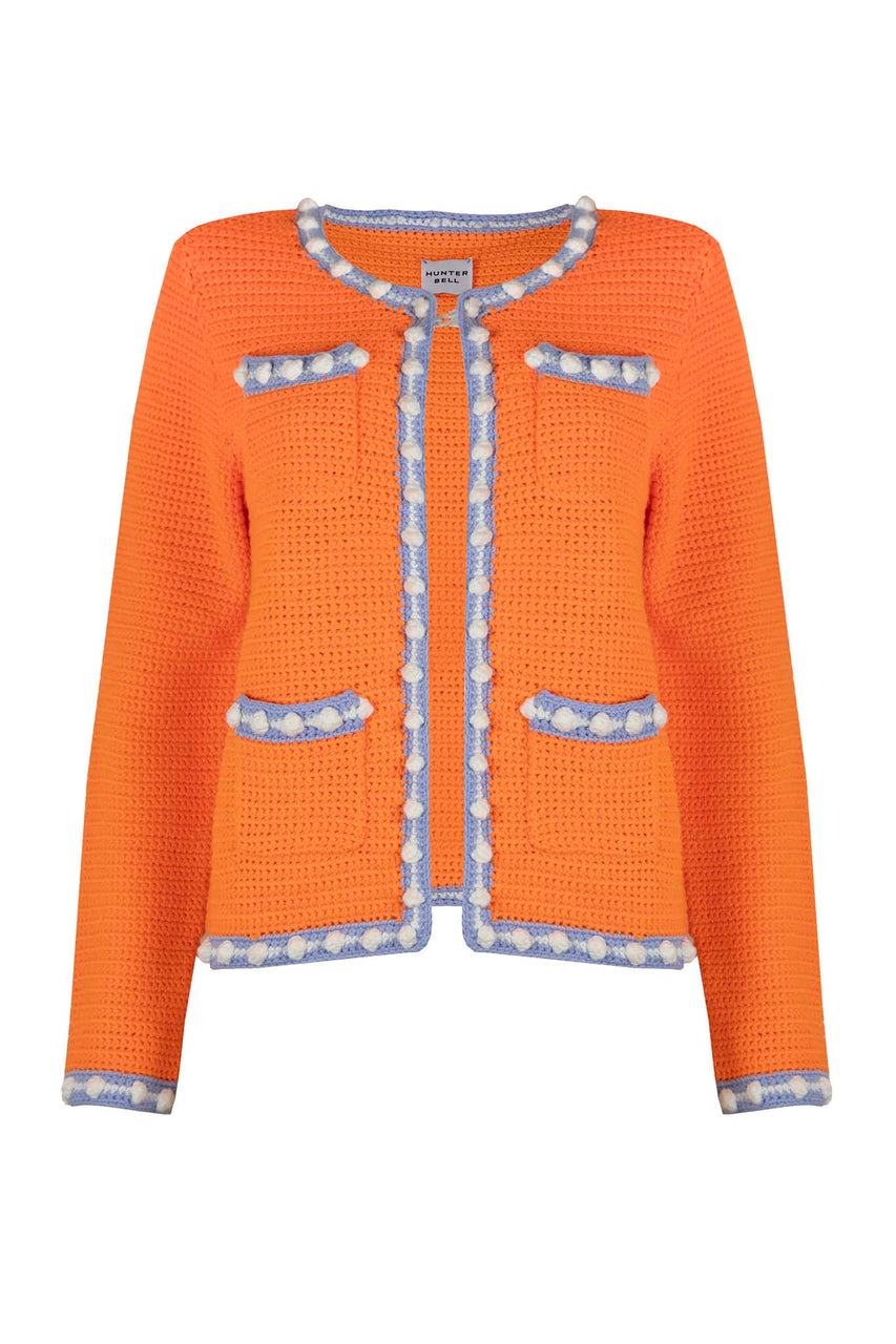 Hunter Bell Russell Sweater - Electric Orange