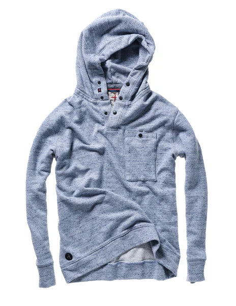 Relwen French-Twill Hoodie - Light Blue