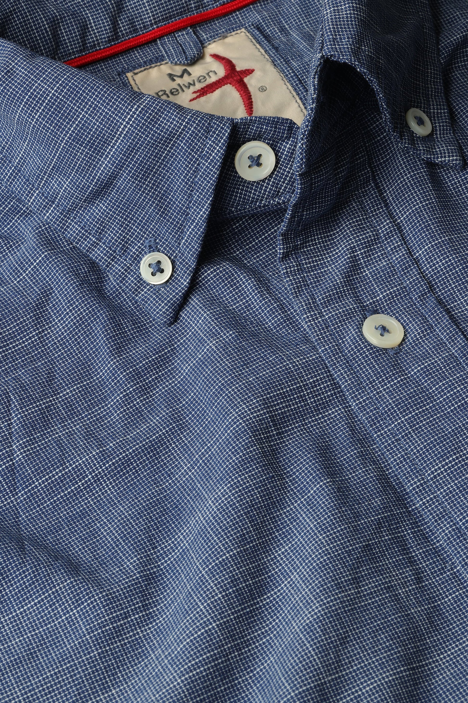 Relwen Half-Sleeves Blues - navy tick