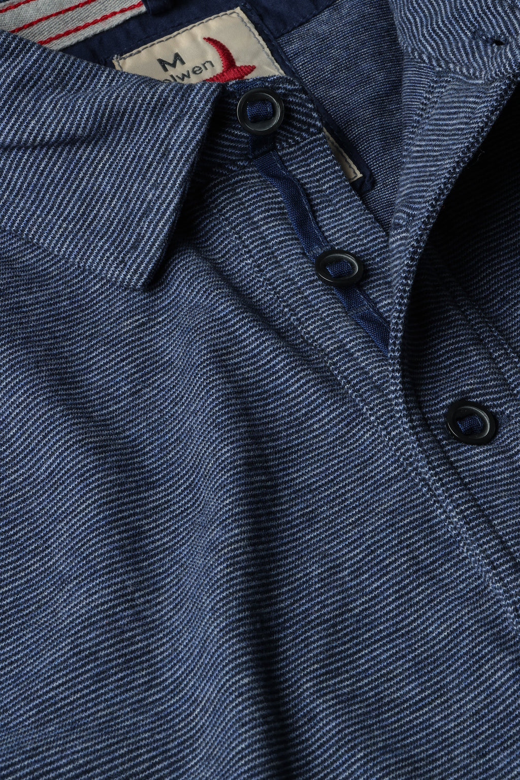 Relwen Fineline Jersey Polo - navy/white