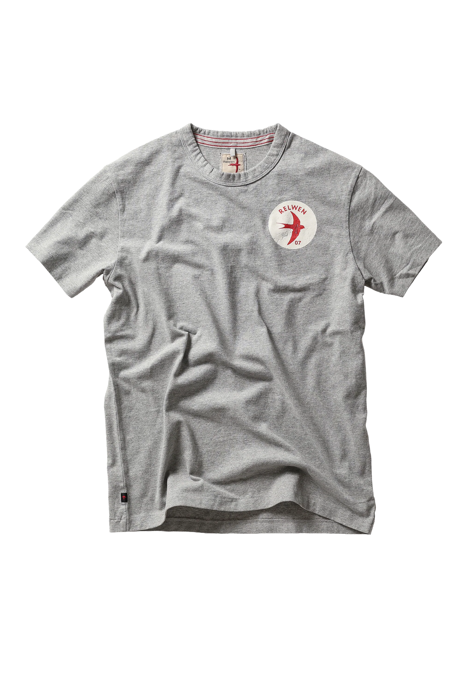 Relwen Barn Swallow Tee-Icon Disc - Grey