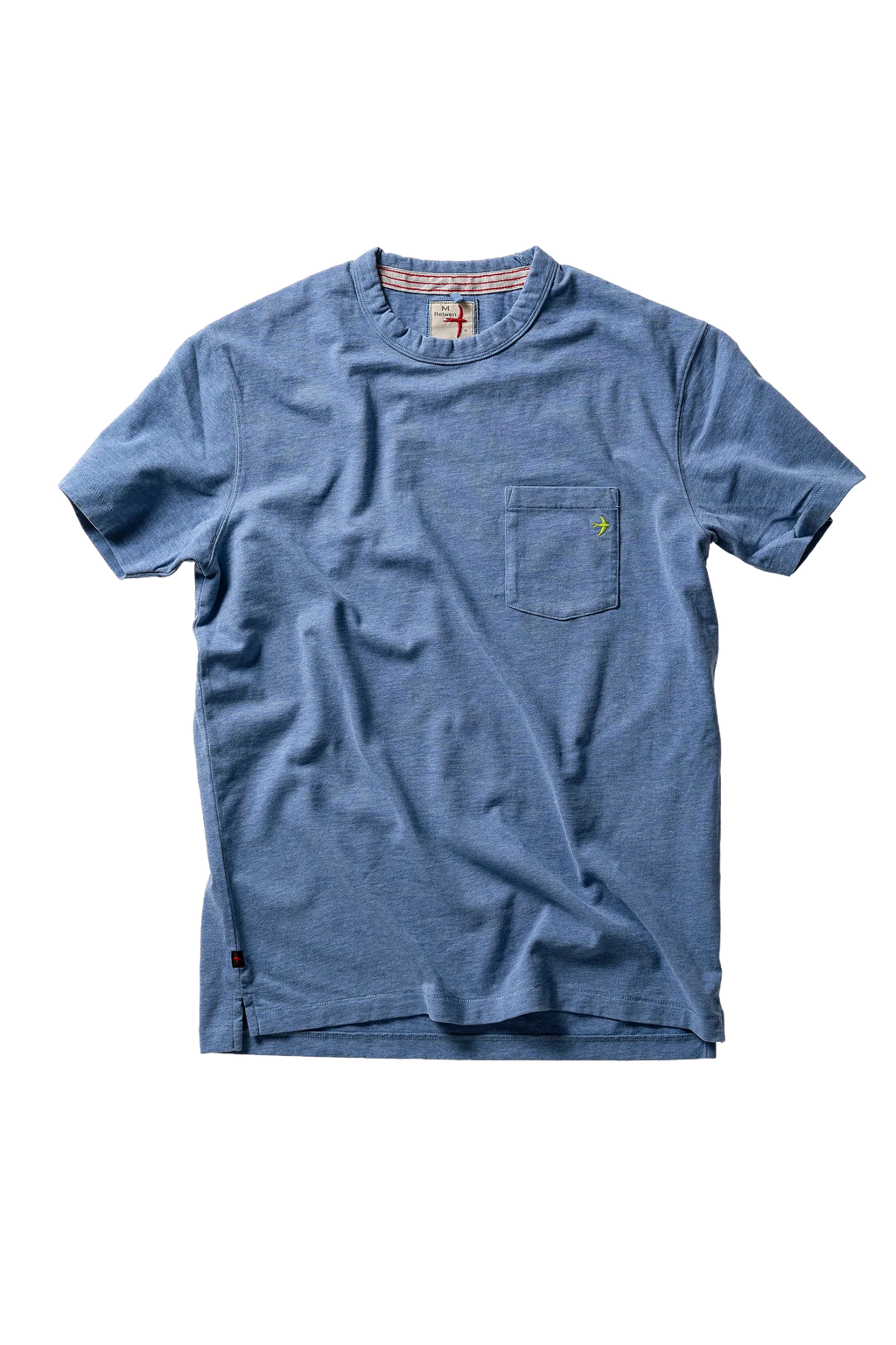 Relwen Ringspun Pocket Tee - French Blue