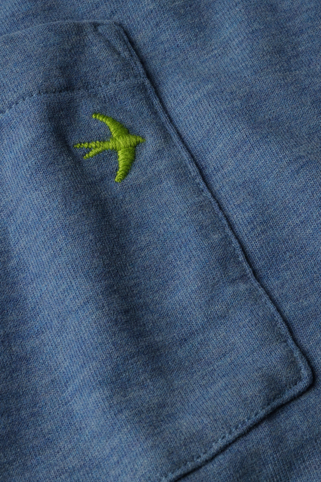 Relwen Ringspun Pocket Tee - French Blue