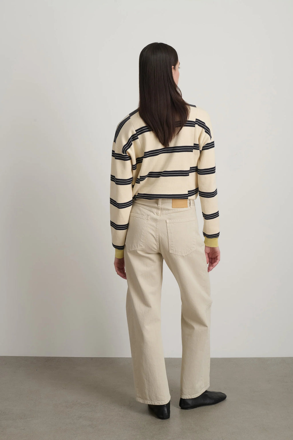 B. Sides Slim Lasso Jean - Chalk Overdye