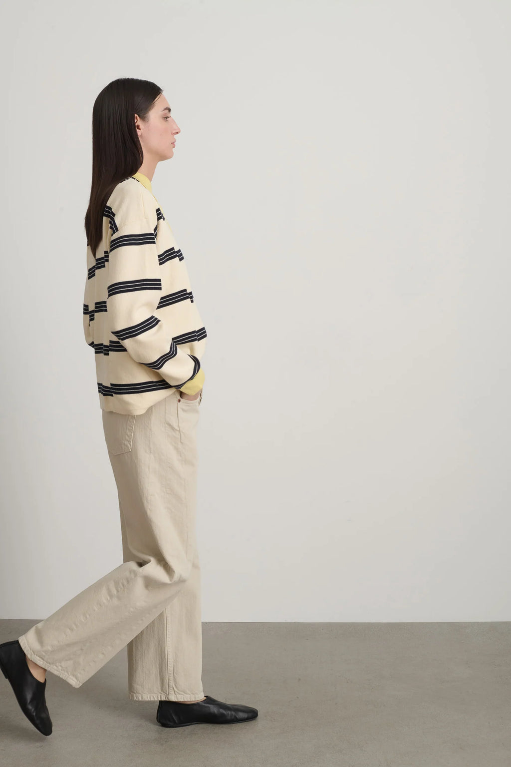 B. Sides Slim Lasso Jean - Chalk Overdye