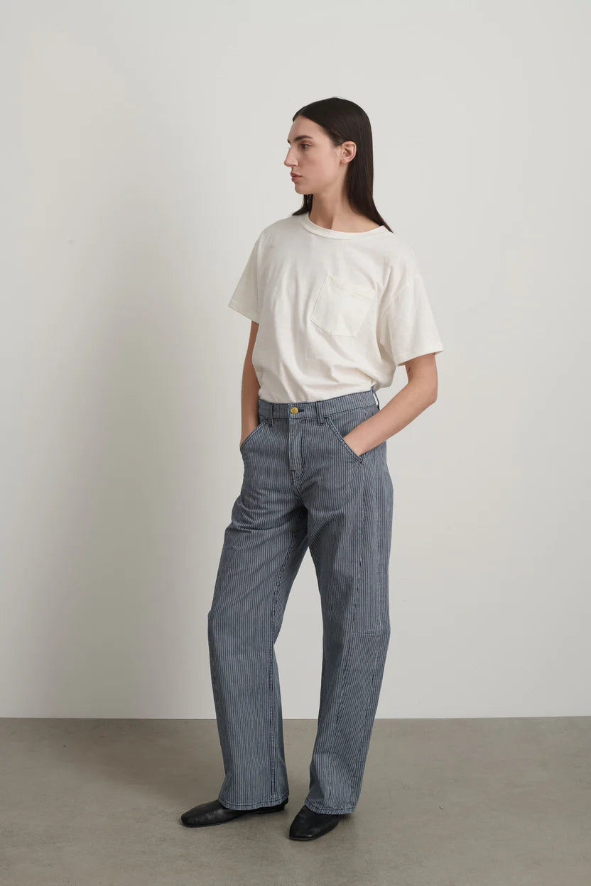 B Sides Lange Lasso Jean Indigo/White Stripe