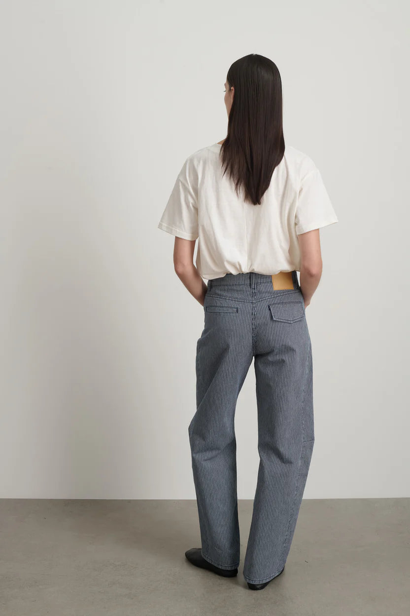B Sides Lange Lasso Jean Indigo/White Stripe
