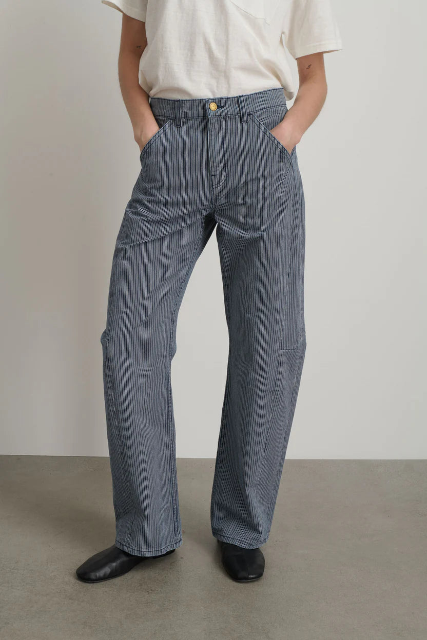 B Sides Lange Lasso Jean Indigo/White Stripe
