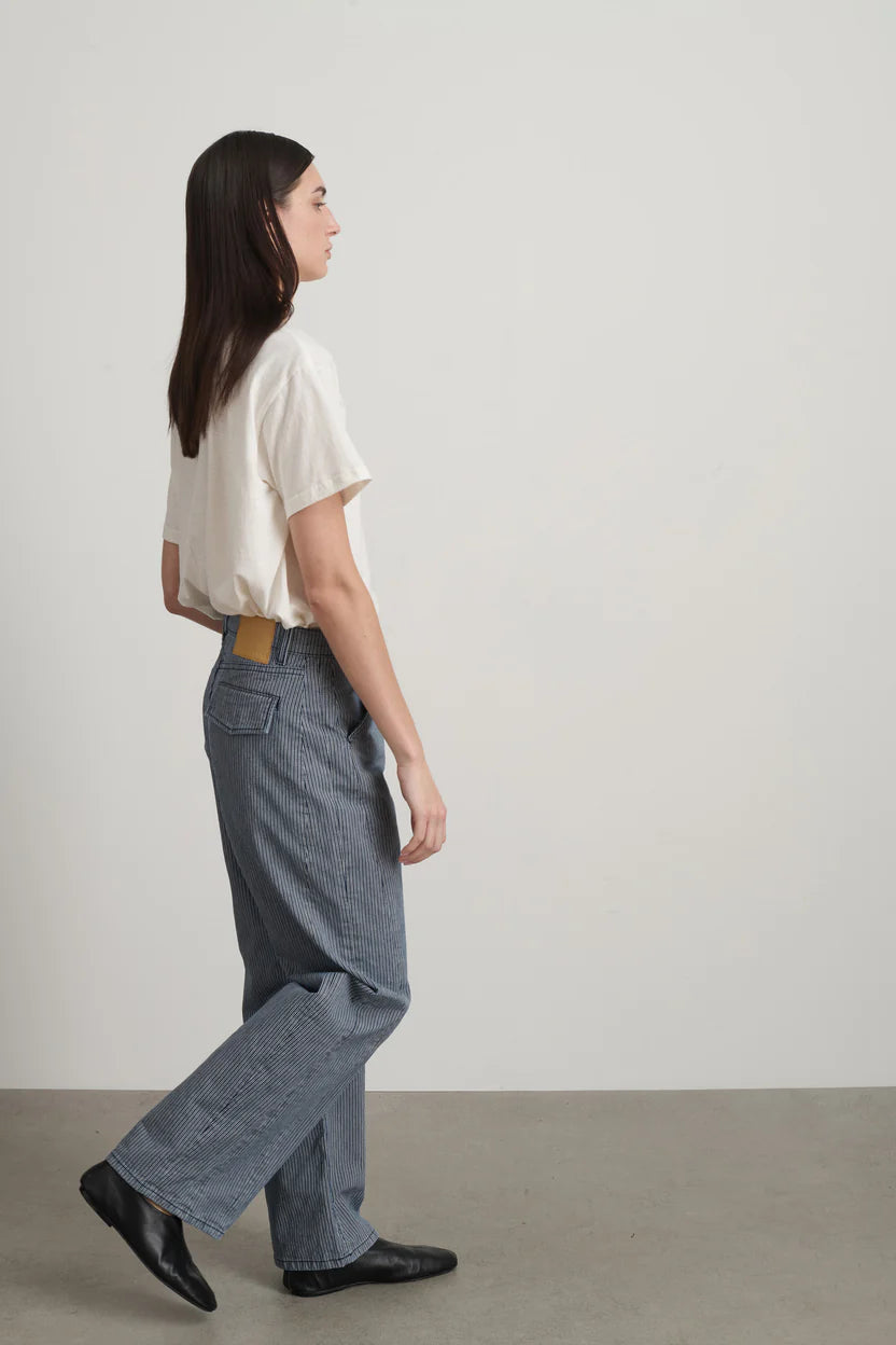 B Sides Lange Lasso Jean Indigo/White Stripe
