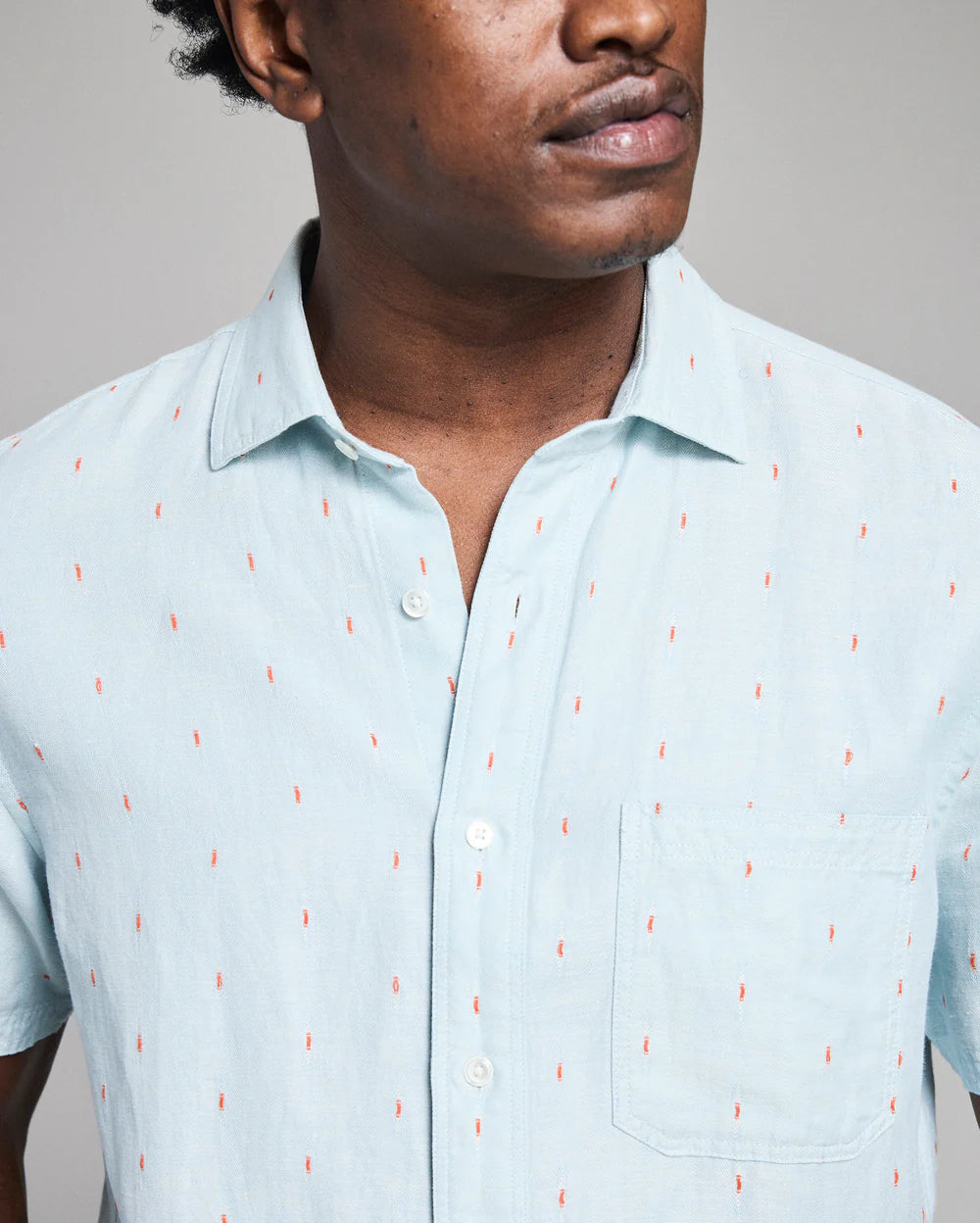 Billy Reid Short Sleeve Treme Shirt