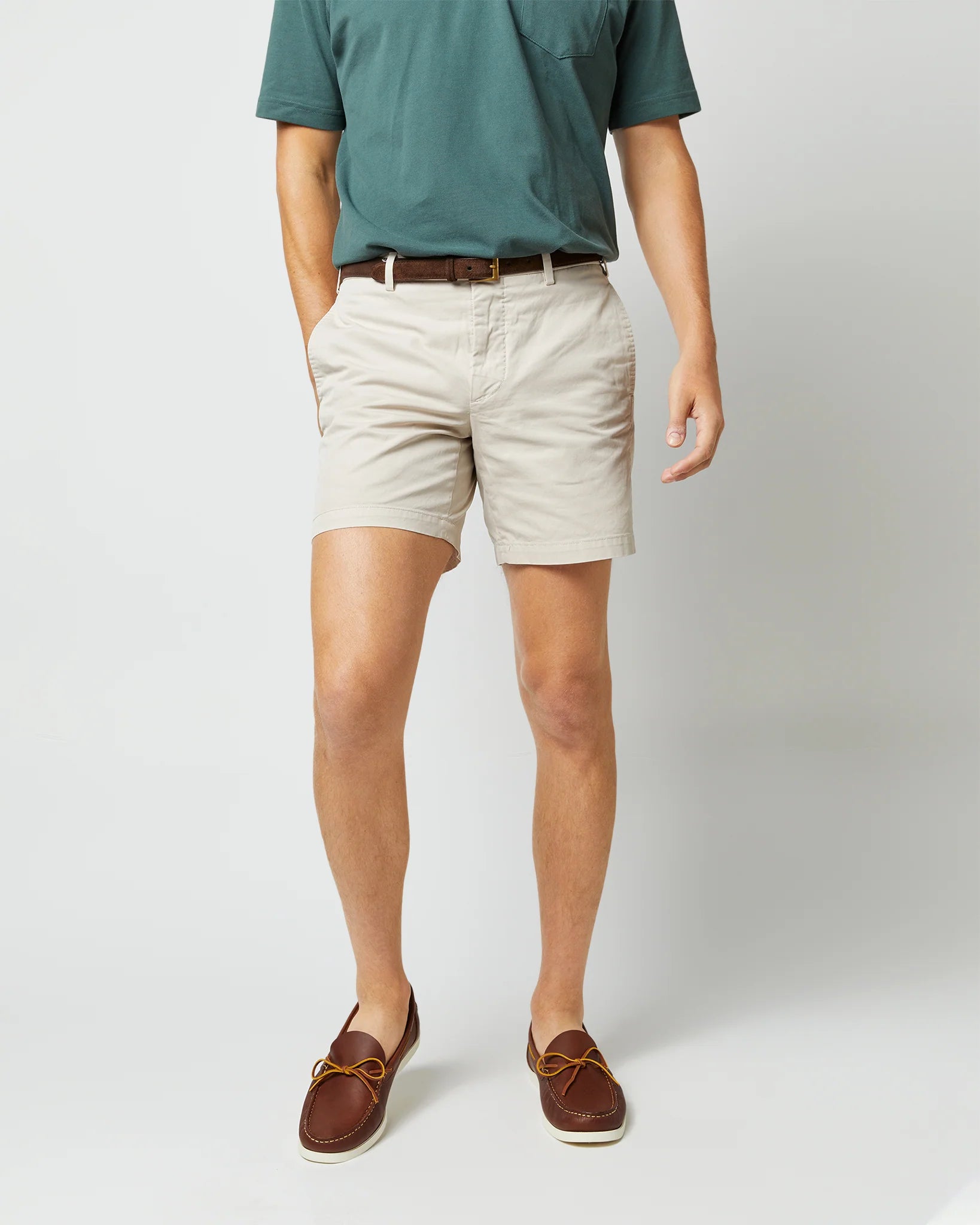 Sid Mashburn Garment-Dyed Short - Stone