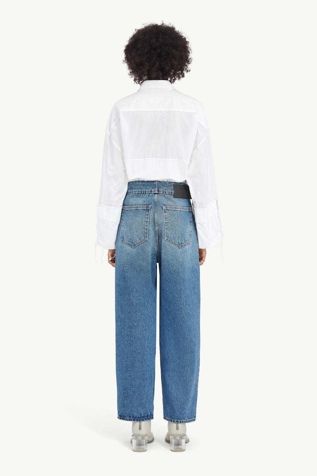 MM6 Maison Margiela Light Blue Denim Trousers
