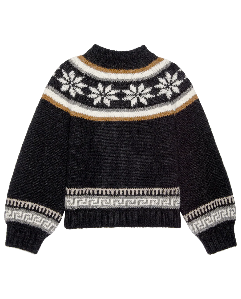 The Great The Snowflake Ice Rink Cardigan - Black