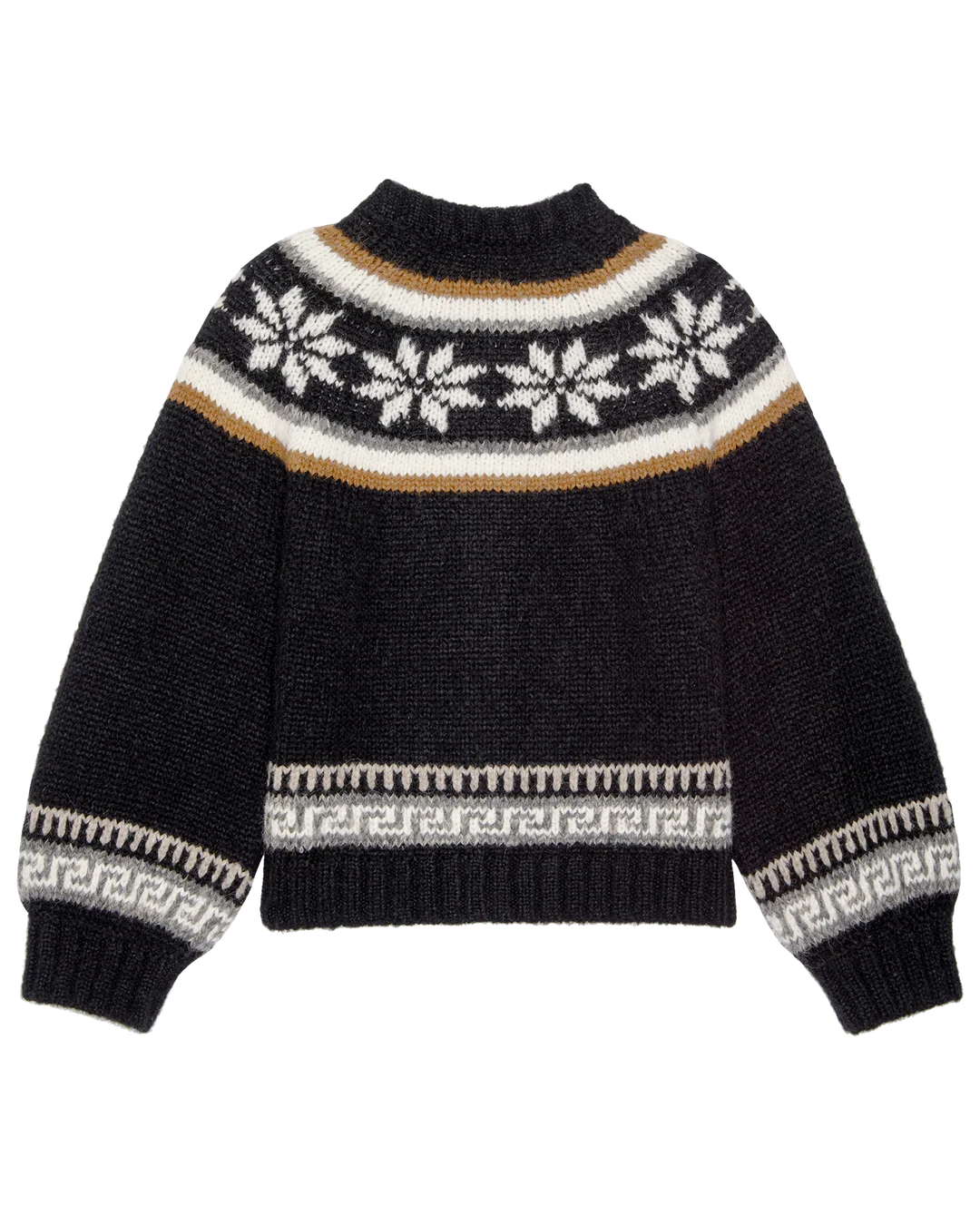 The Great The Snowflake Ice Rink Cardigan - Black