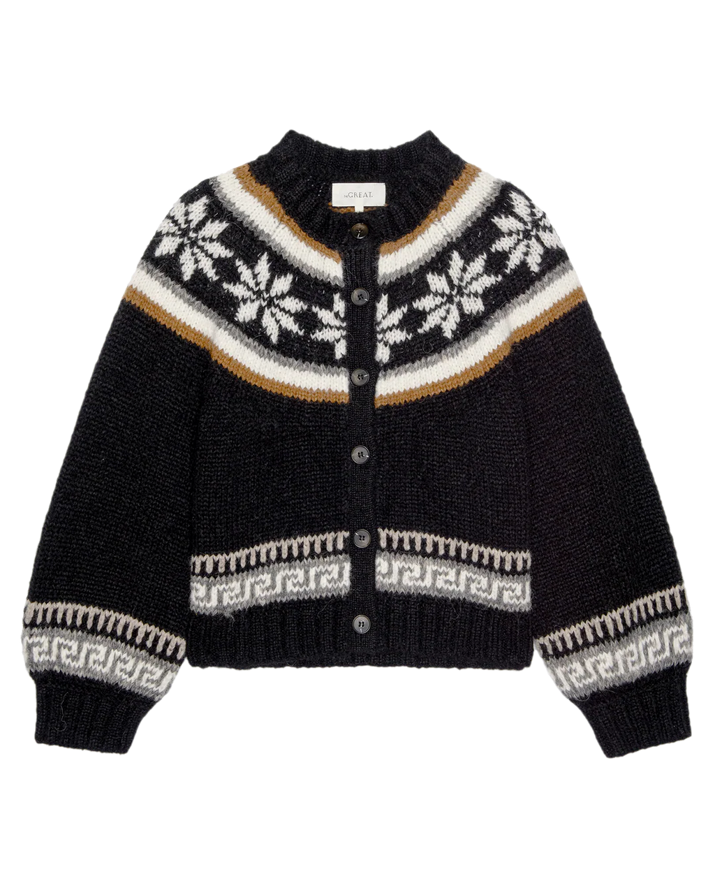 The Great The Snowflake Ice Rink Cardigan - Black