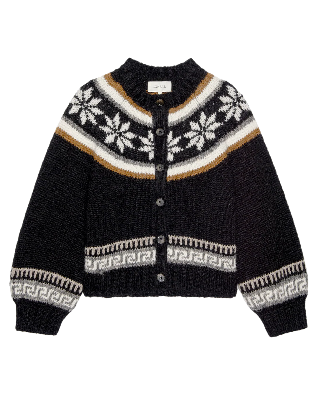 The Great The Snowflake Ice Rink Cardigan - Black
