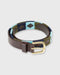 Sid Mashburn 1 1/8" Polo Belt in Olive/Sky/Navy/Chocolate