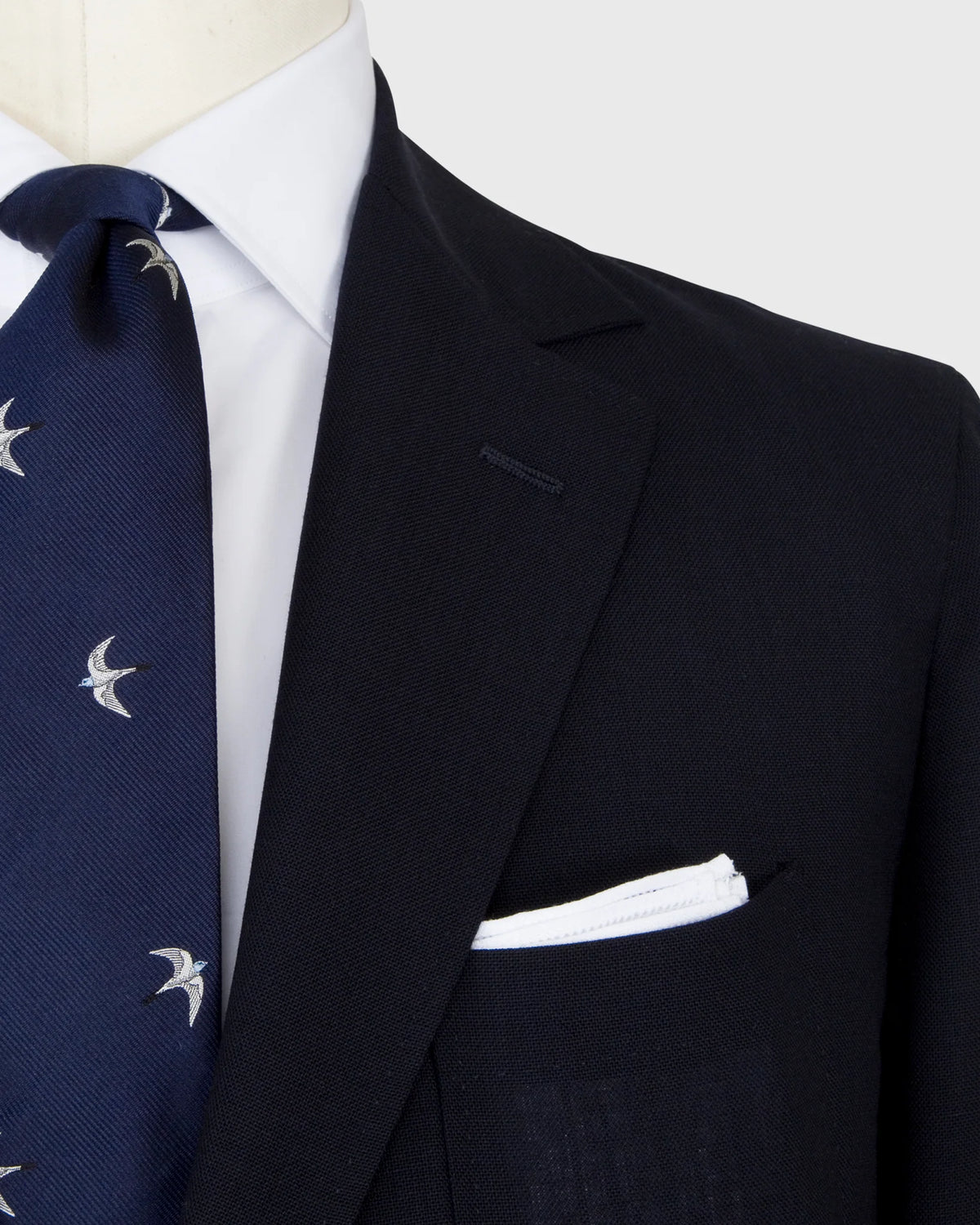 Sid Mashburn Ghost Blazer Navy High-Twist (current)